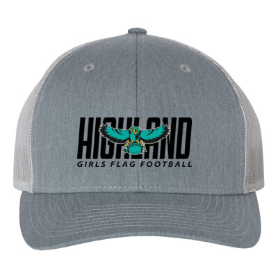 Richardson Mesh Back Trucker Cap - Black Logo Thumbnail