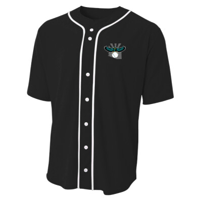 Full Button Baseball Jersey - optional add name/number Thumbnail